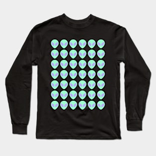 Alien pattern Long Sleeve T-Shirt